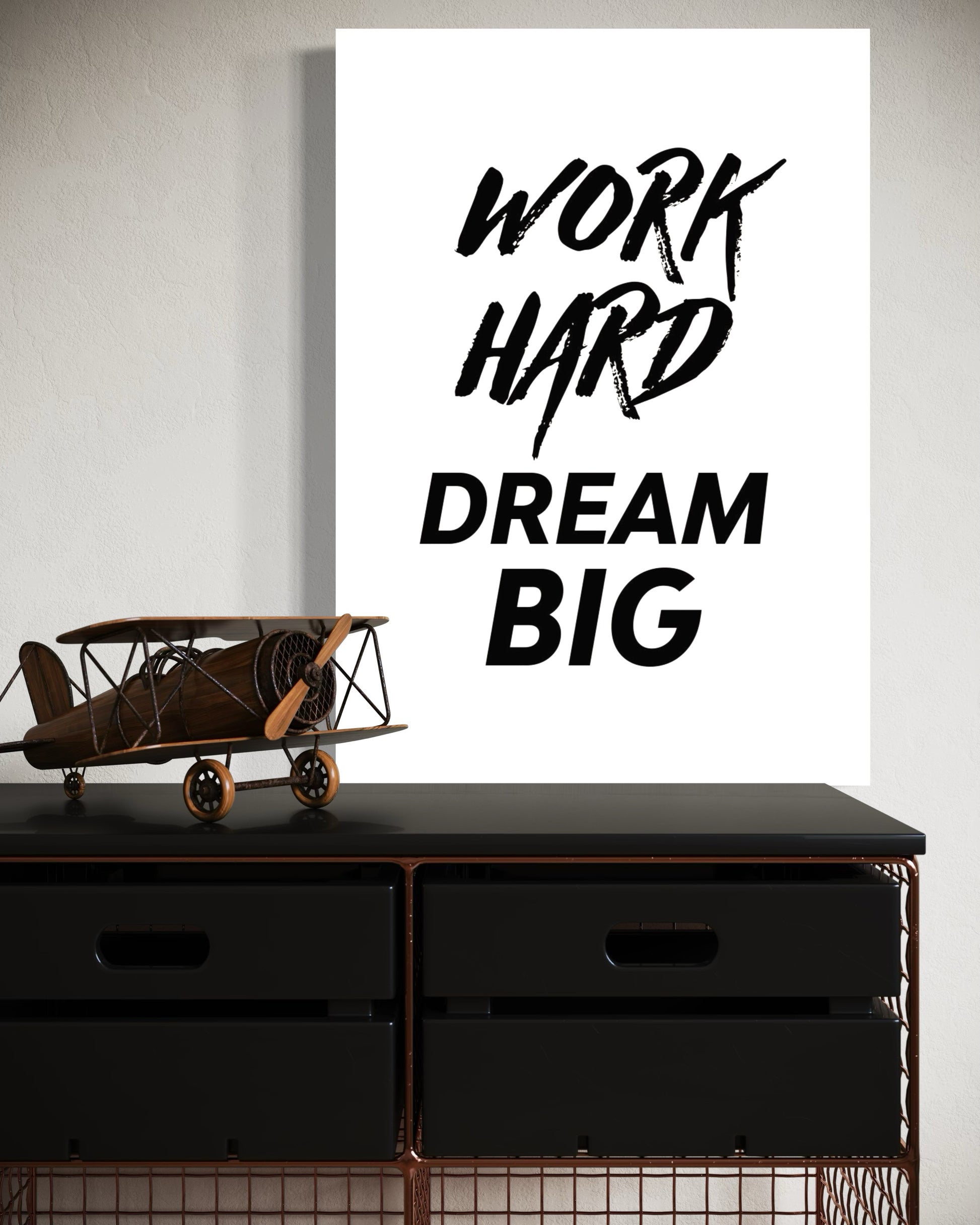 Work Hard Dream Big Canvas