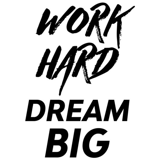 Work Hard Dream Big Canvas
